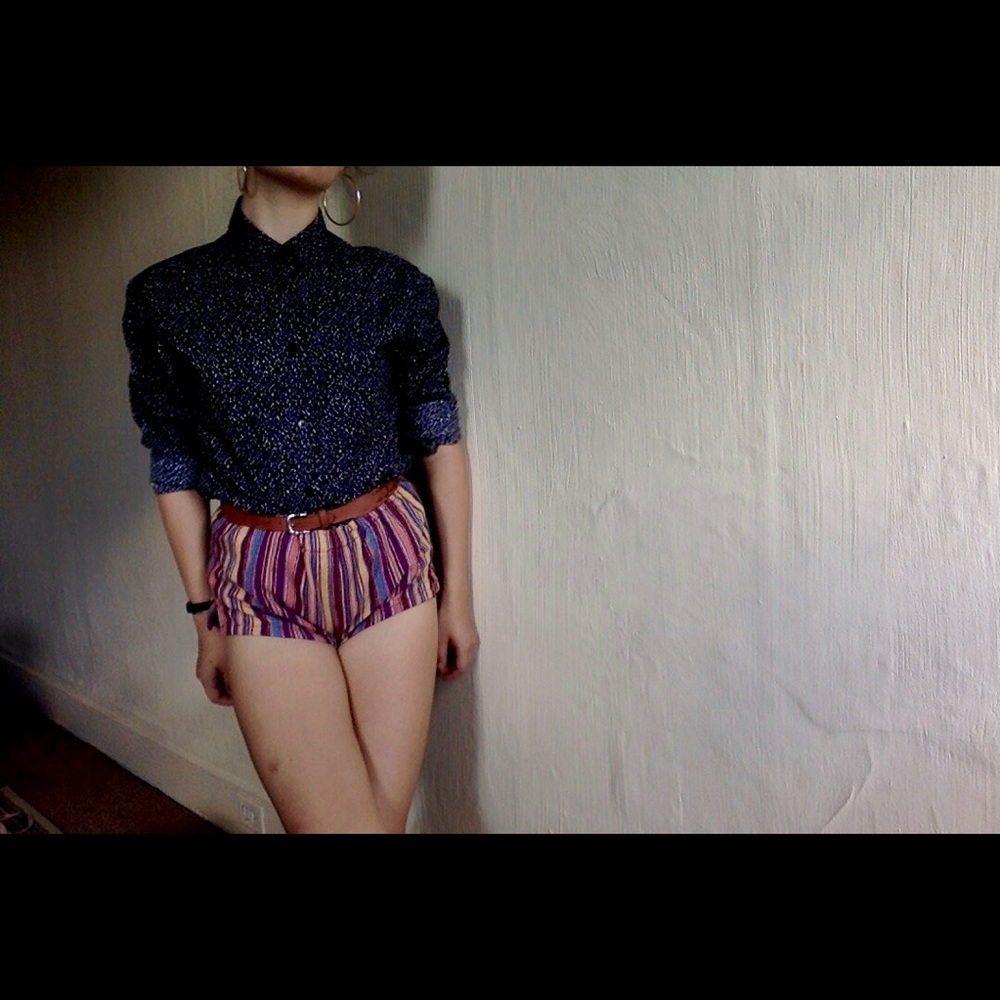 100% cotton black black patterned blouse